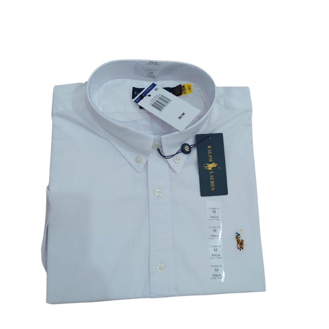 Camisa Hombre Blanca Manga Corta – Golden Wear Colombia