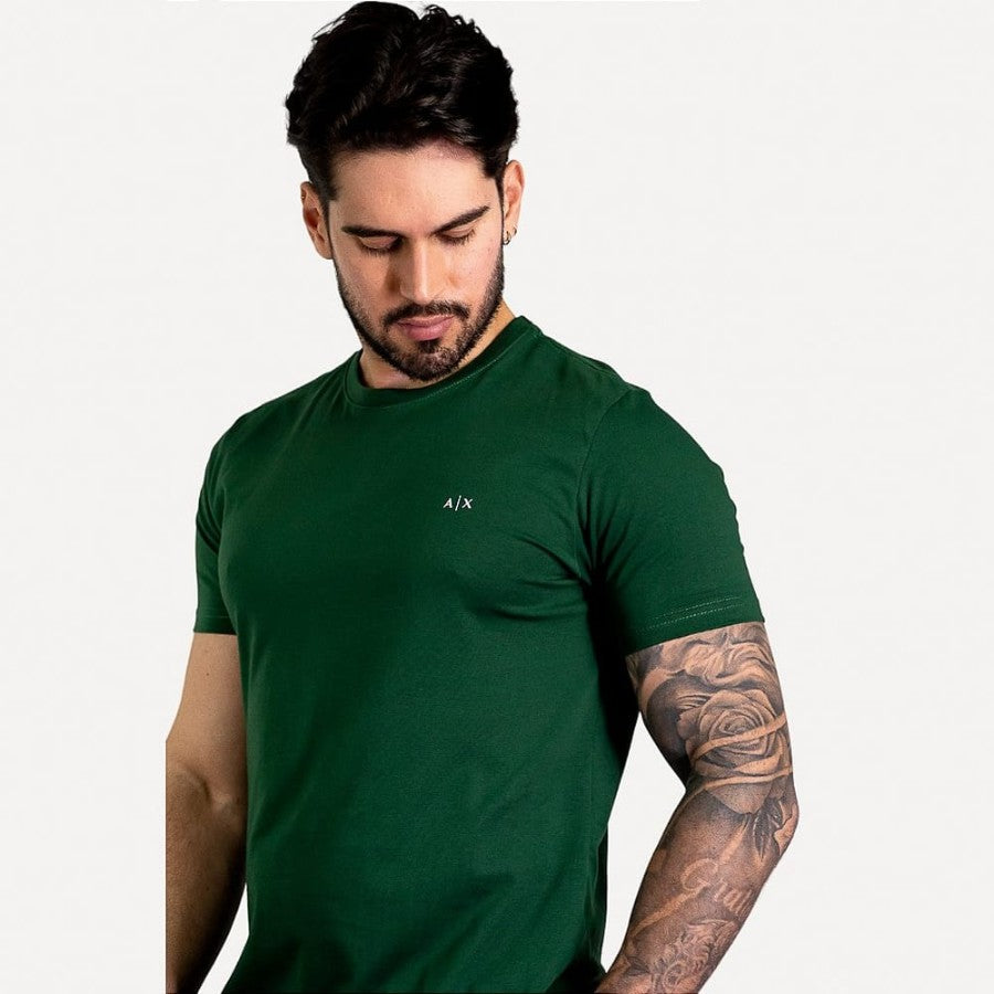 GREEN ROUND NECK