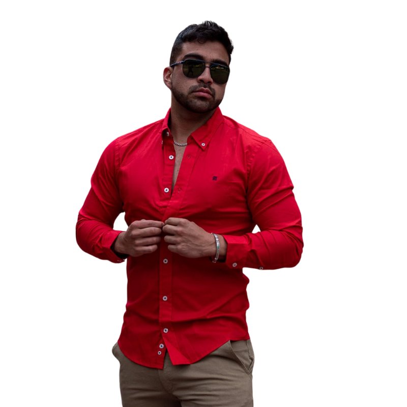 Camisa CH Hombre Roja - Golden Wear Colombia