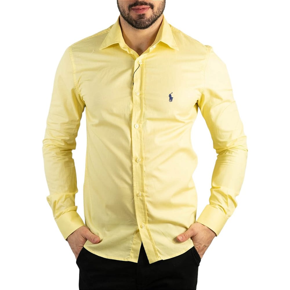 Camisa Hombre Amarilla - Golden Wear Colombia