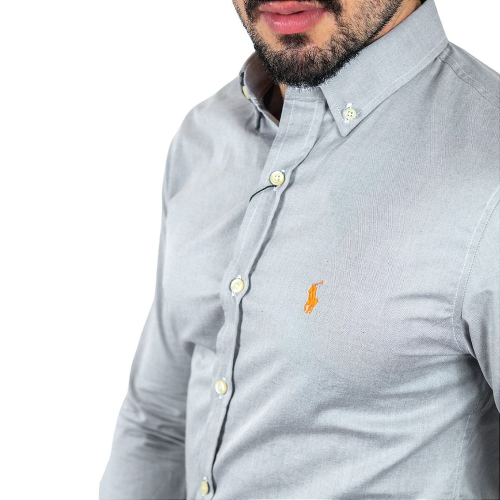 Camisa Hombre Gris - Golden Wear Colombia