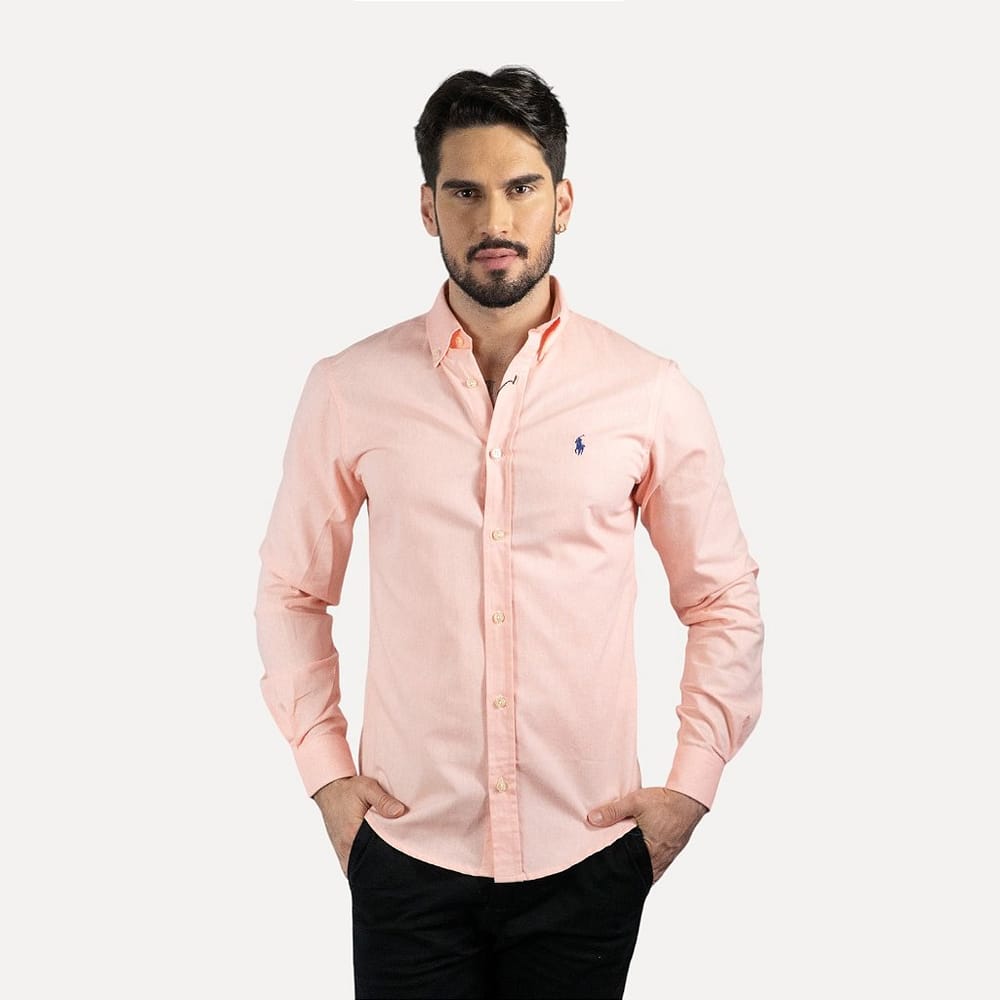 Camisa Hombre Mandarina - Golden Wear Colombia