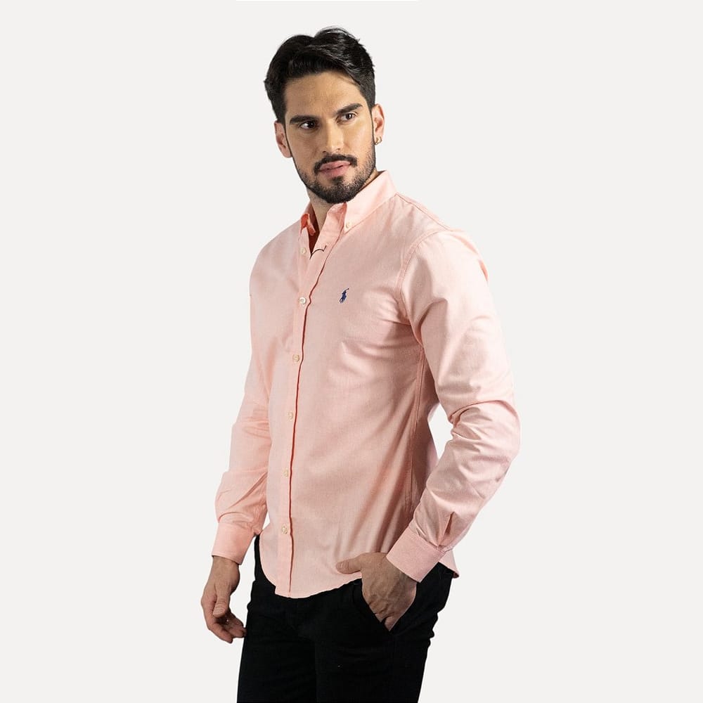 Camisa Hombre Mandarina - Golden Wear Colombia