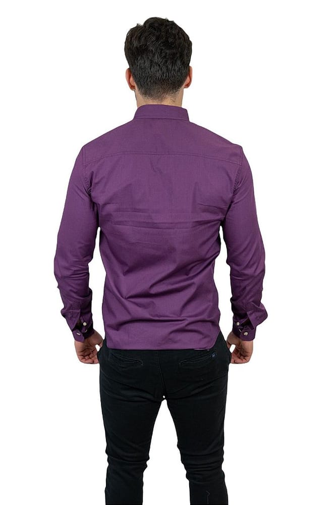 Camisa Hombre Morada - Golden Wear Colombia