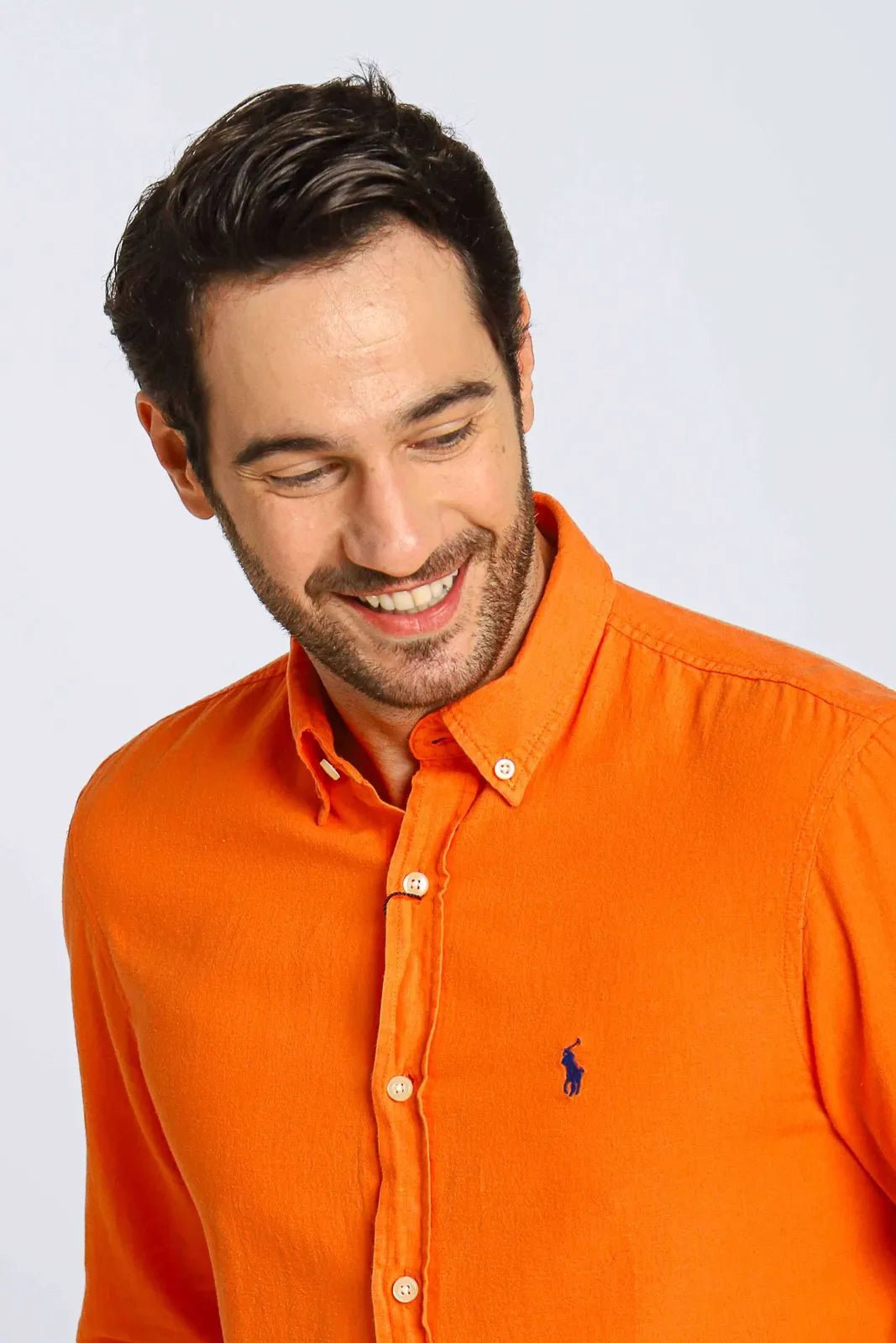 Camisa Hombre Naranja - Golden Wear Colombia