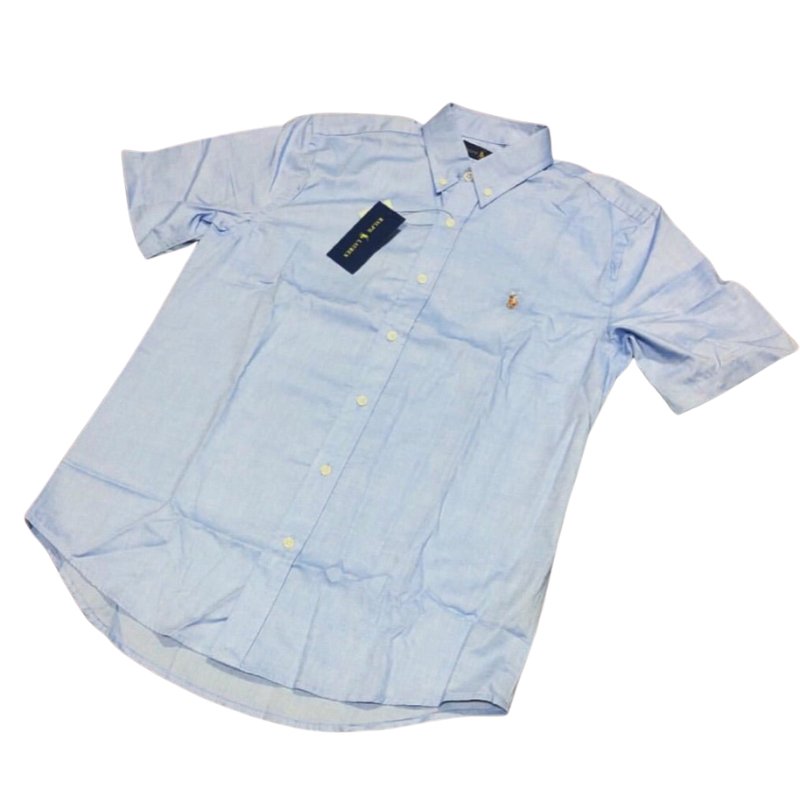 Camisa Hombre Rain Azul cielo Manga Corta - Golden Wear Colombia