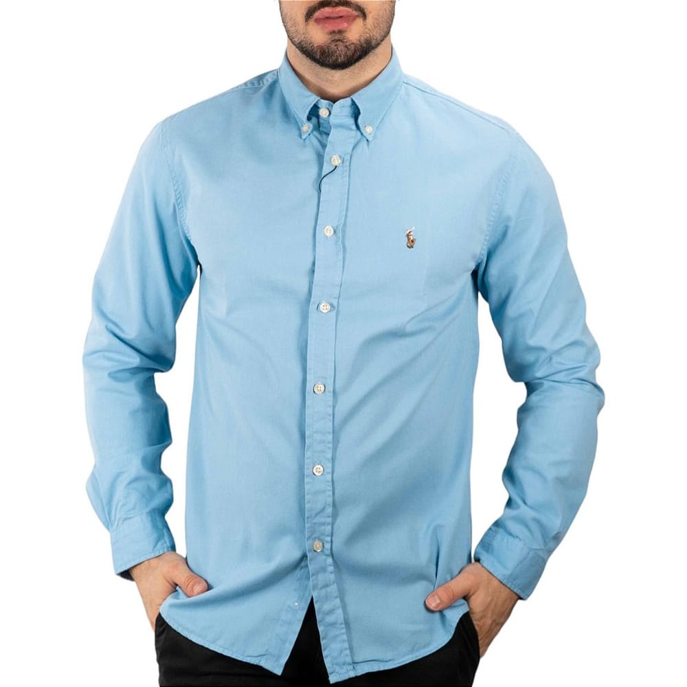 Camisa Hombre Rain Azul Marino - Golden Wear Colombia