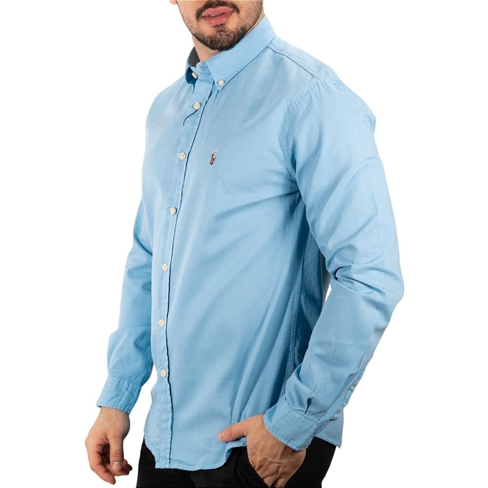 Camisa Hombre Rain Azul Marino - Golden Wear Colombia