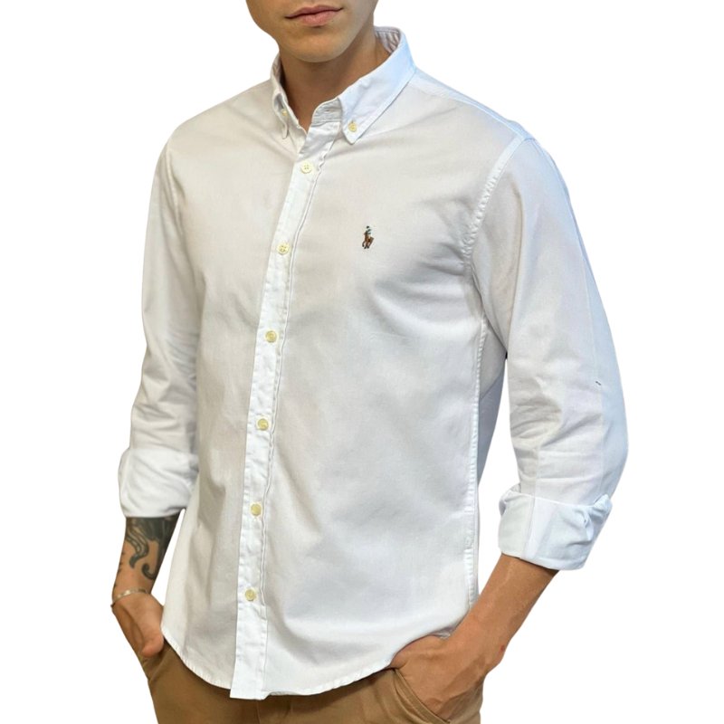 Camisa Hombre Rain Blanca - Golden Wear Colombia
