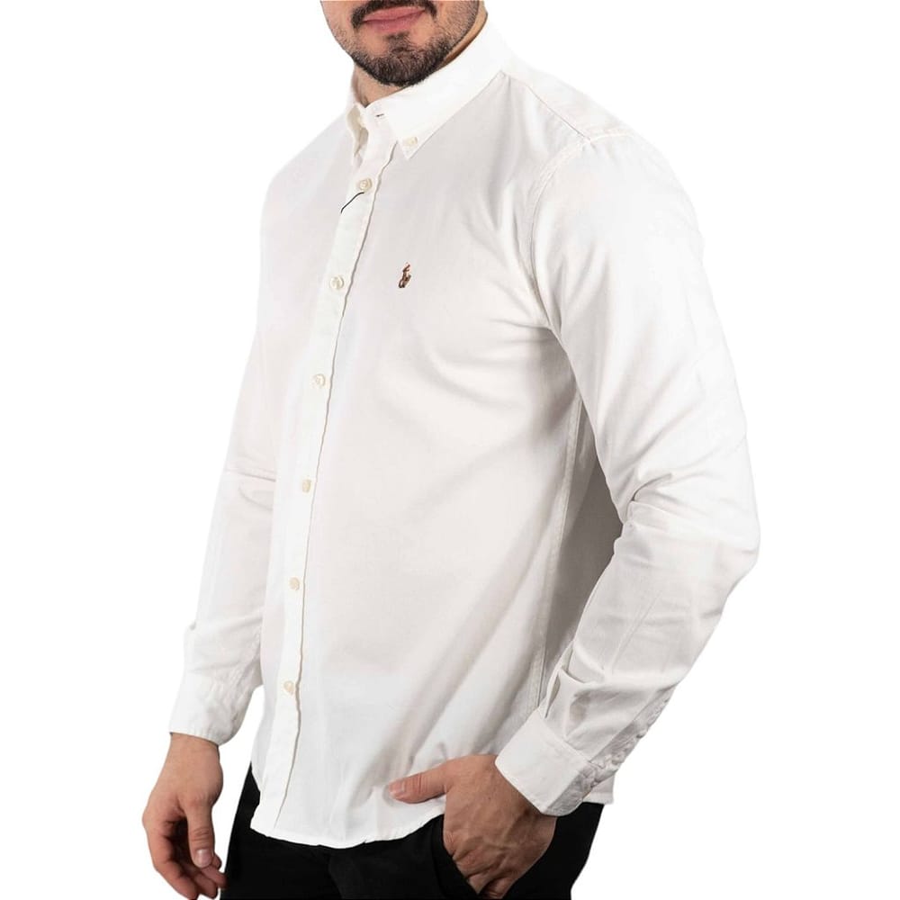 Camisa Hombre Rain Blanca - Golden Wear Colombia