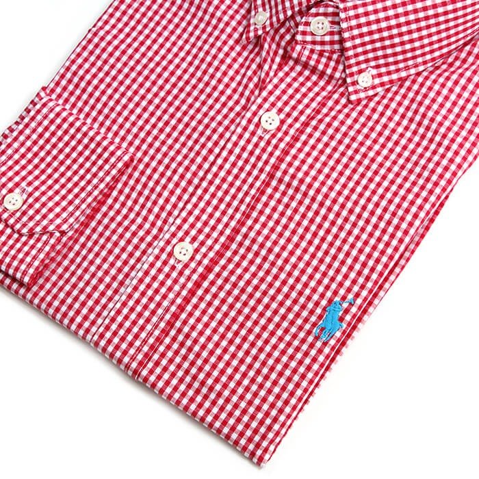 Camisa Hombre Roja A Cuadros - Golden Wear Colombia