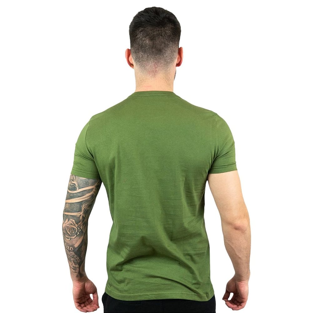 Camisa Hombre Verde Cuello Redondo - Golden Wear Colombia