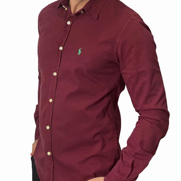 Camisa Hombre Vinotinto - Golden Wear Colombia