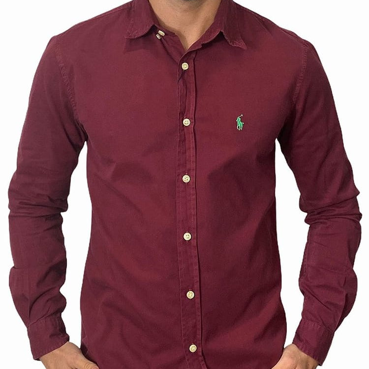 Camisa Hombre Vinotinto - Golden Wear Colombia