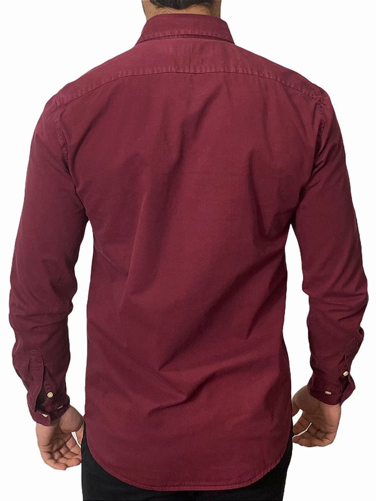 Camisa Hombre Vinotinto - Golden Wear Colombia