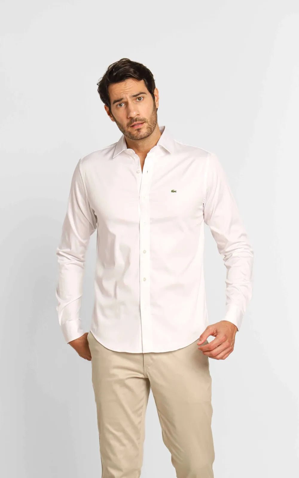 Camisa Lacoste Blanca - Golden Wear Colombia