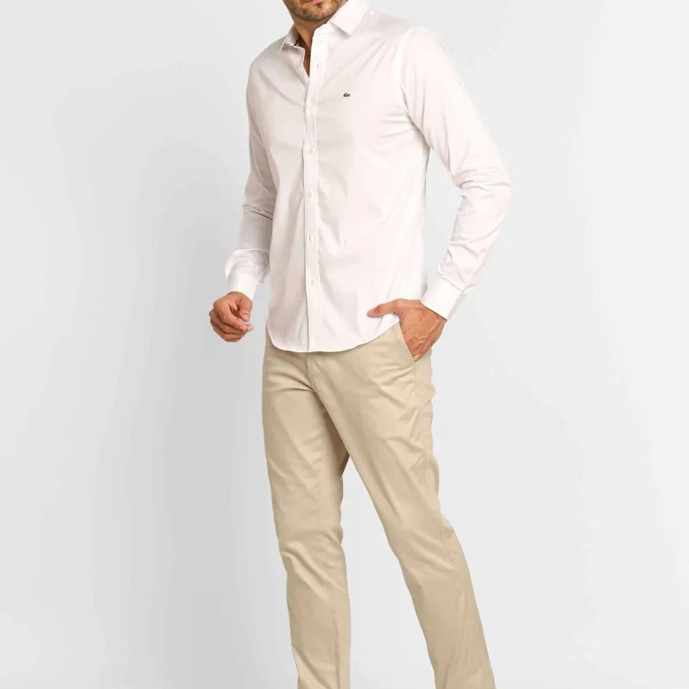 Camisa Lacoste Blanca - Golden Wear Colombia