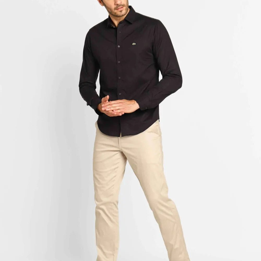 Camisa Lacoste Negra - Golden Wear Colombia