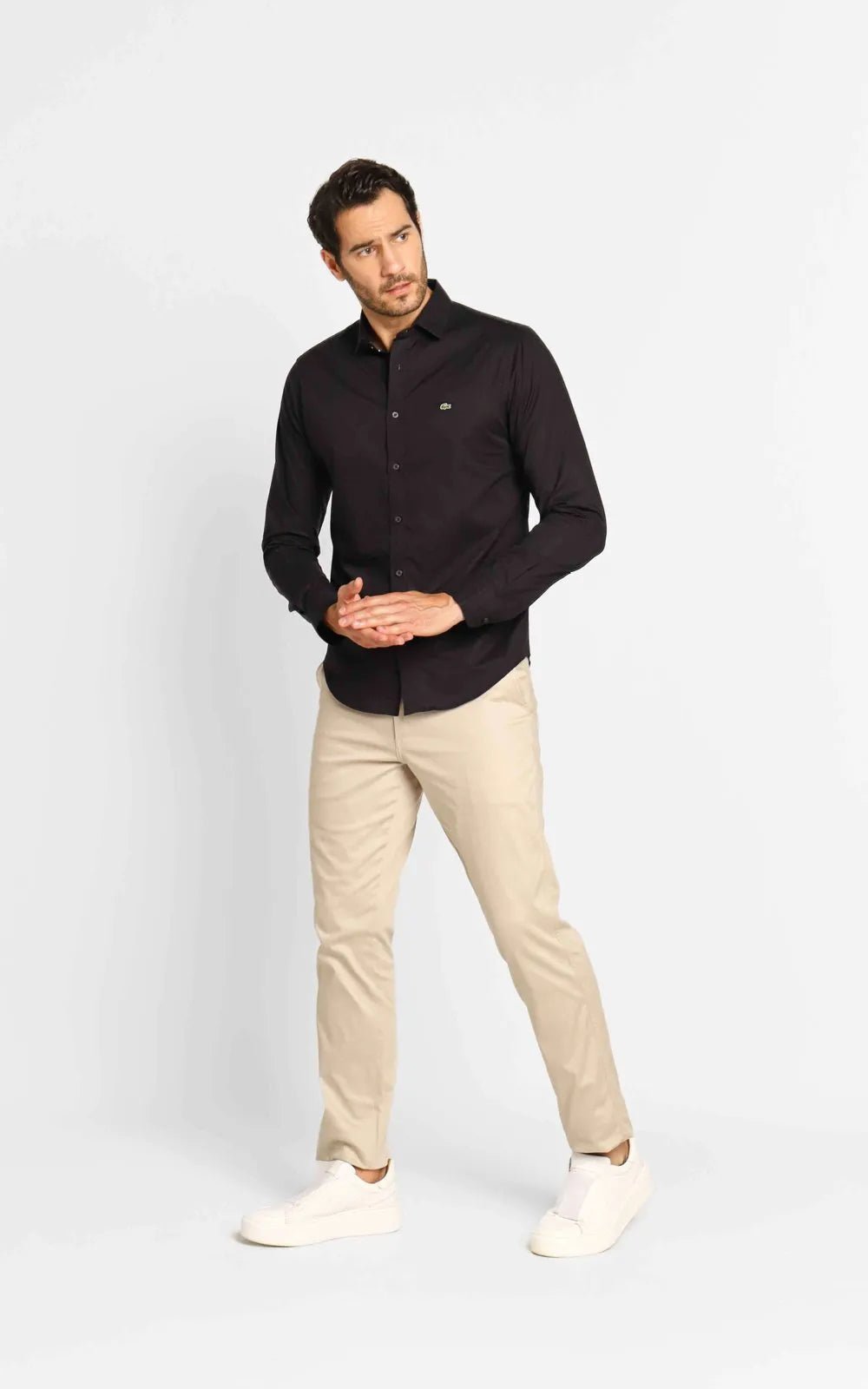 Camisa Lacoste Negra - Golden Wear Colombia