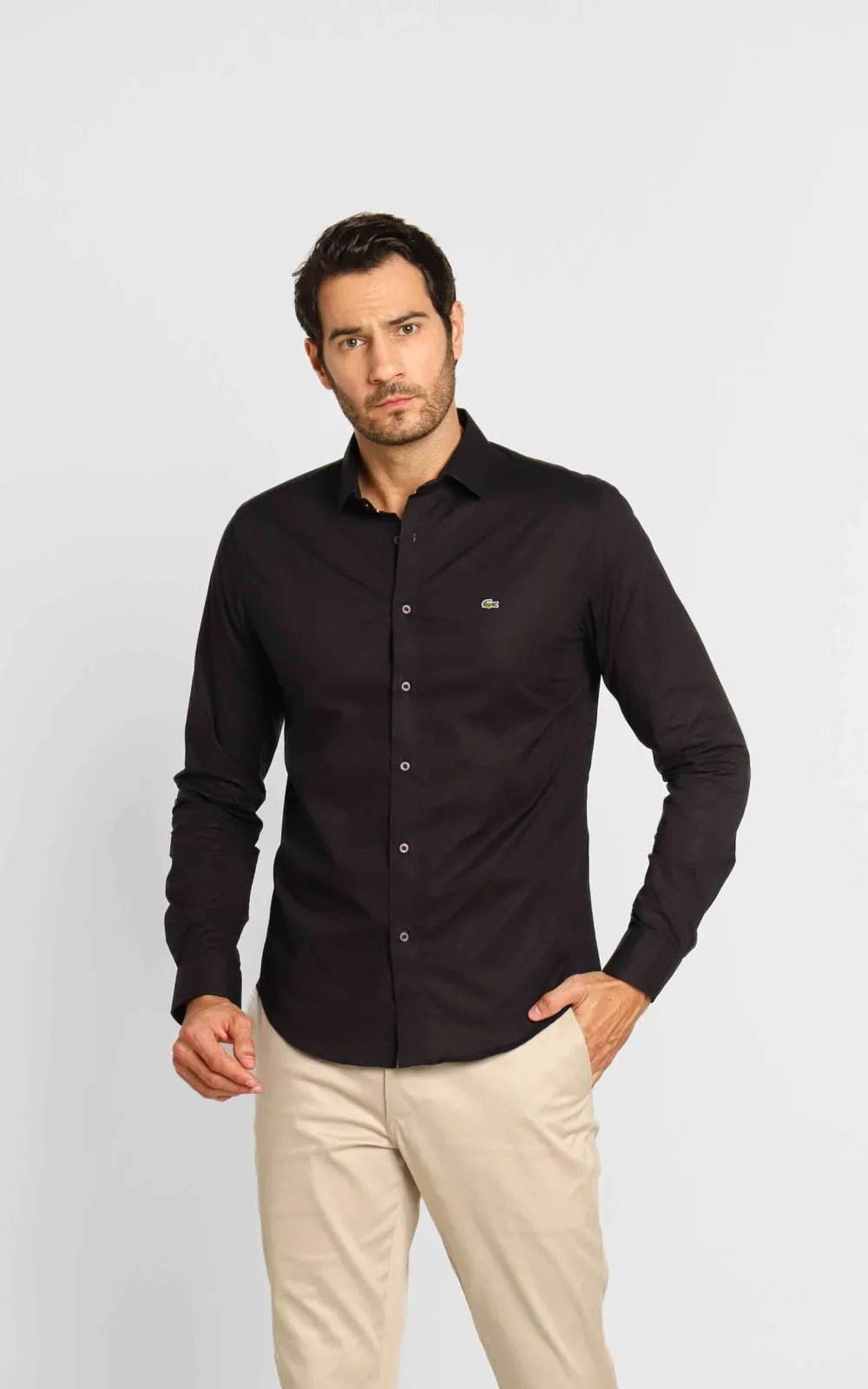 Camisa Lacoste Negra - Golden Wear Colombia