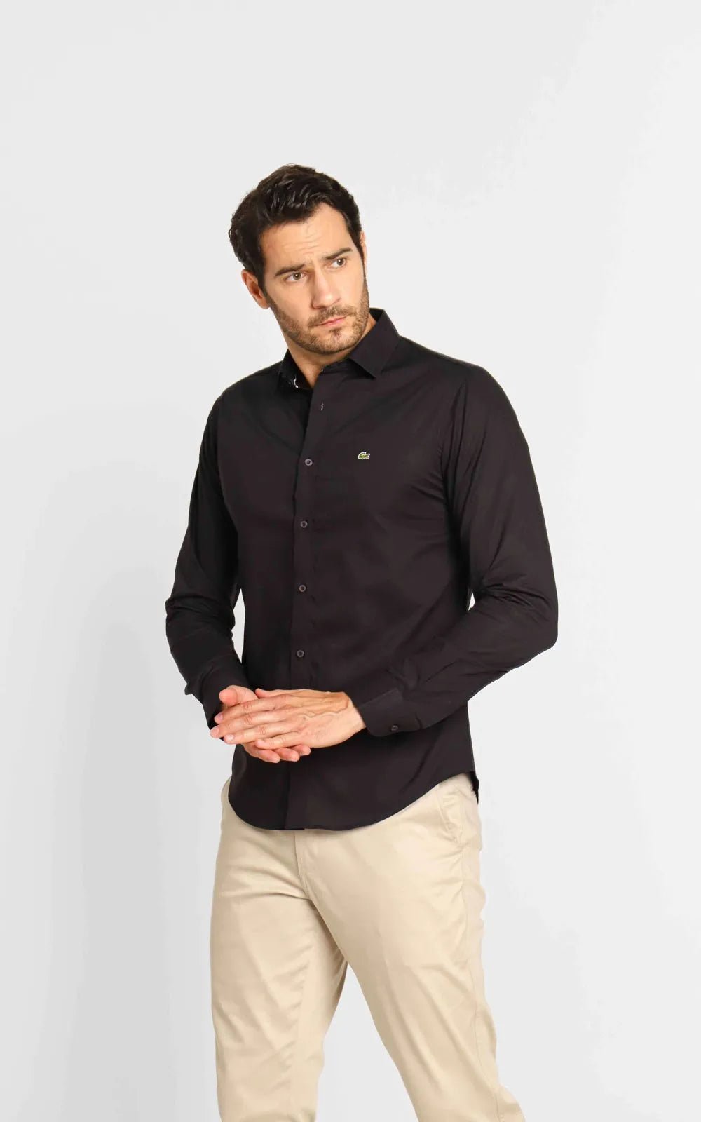 Camisa Lacoste Negra - Golden Wear Colombia