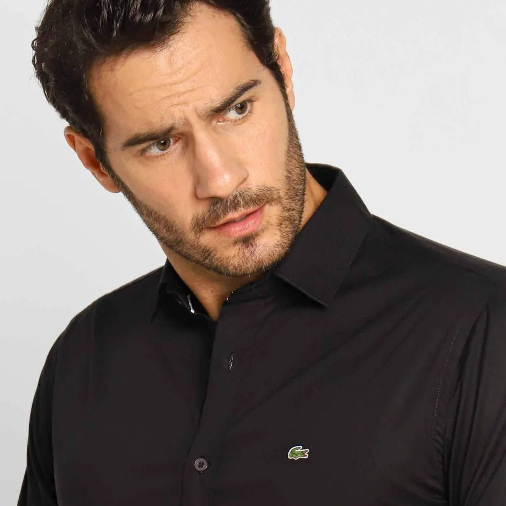 Camisa Lacoste Negra - Golden Wear Colombia