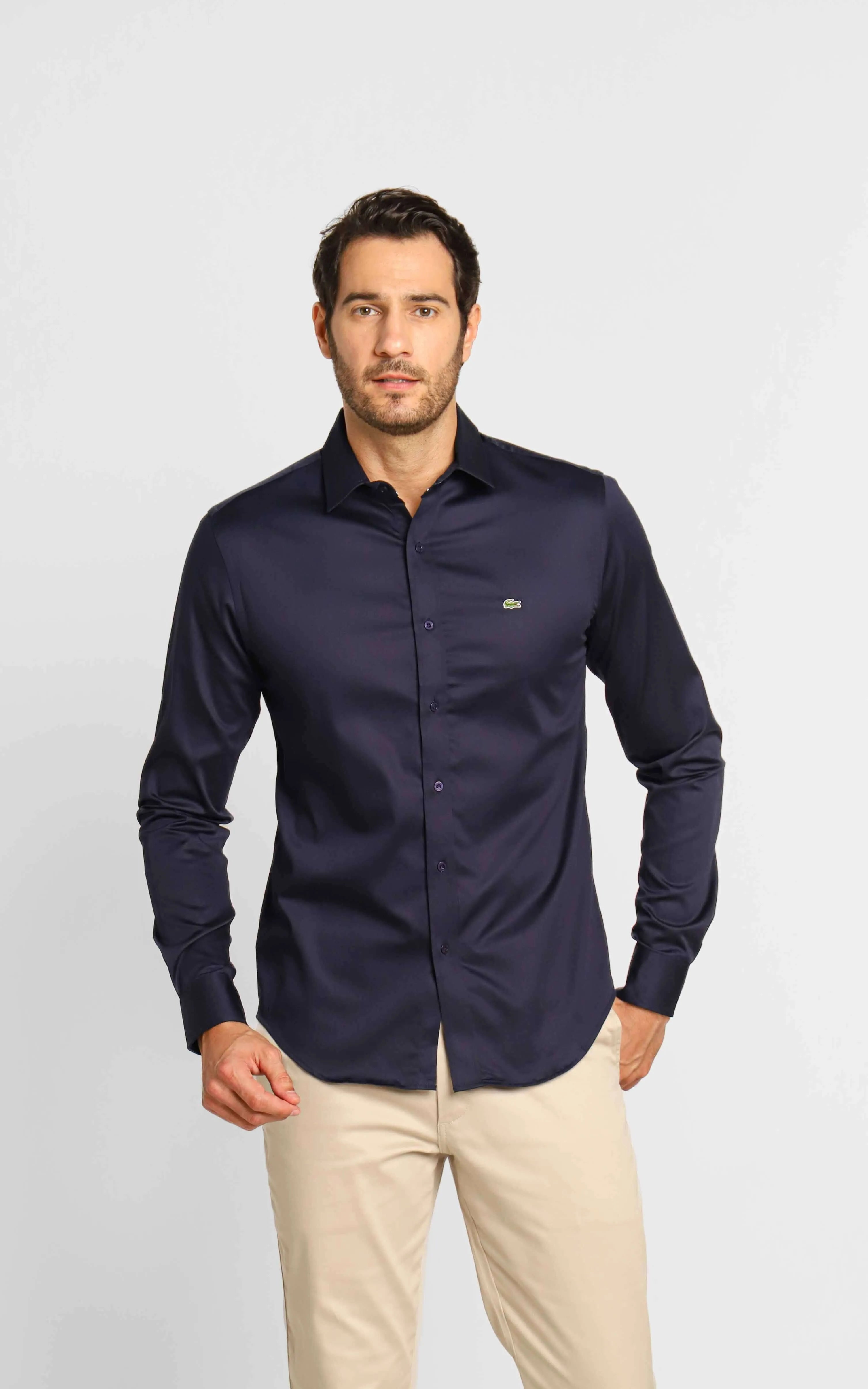 Camisa Lacoste Oscuro - Golden Wear Colombia