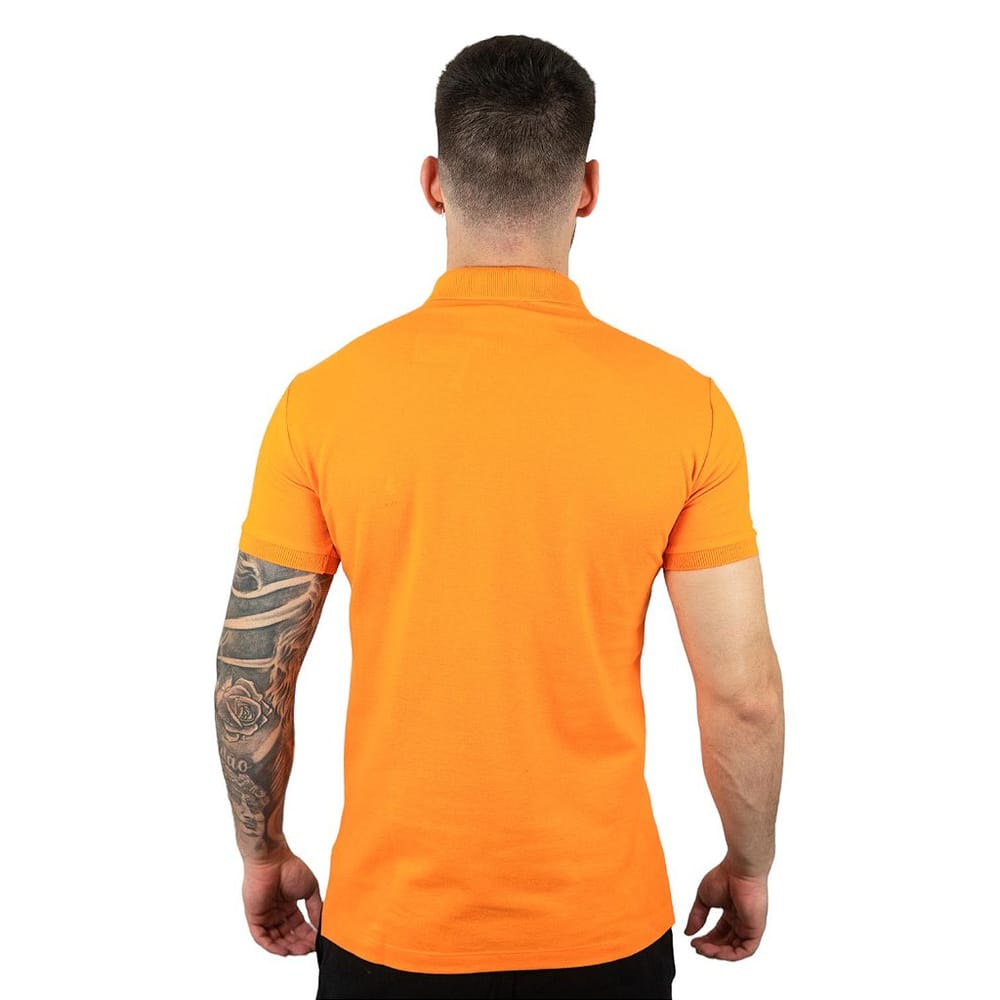 Camiseta Polo Pique Hombre Naranja Rain - Golden Wear Colombia