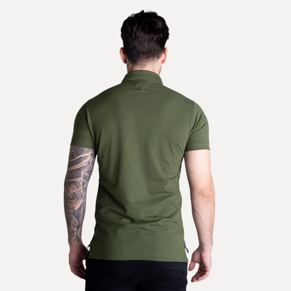 Camiseta Tommy Pique Hombre Militar - Golden Wear Colombia