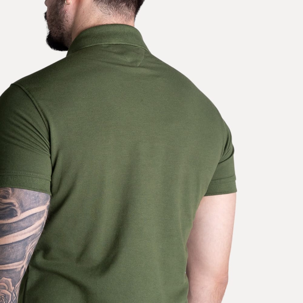 Camiseta Tommy Pique Hombre Militar - Golden Wear Colombia