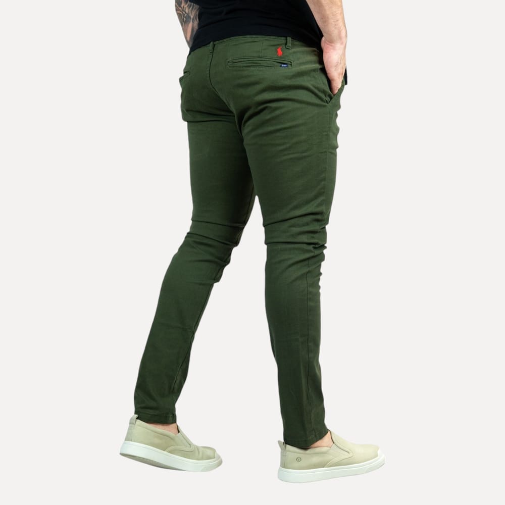 Pantalón Hombre Verde Militar - Golden Wear Colombia