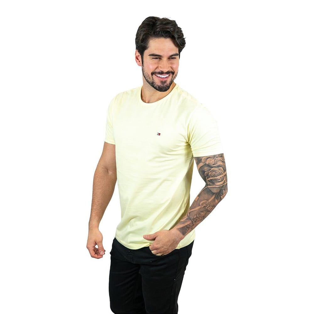 Sueter Amarillo Pastel Tommy - Golden Wear Colombia