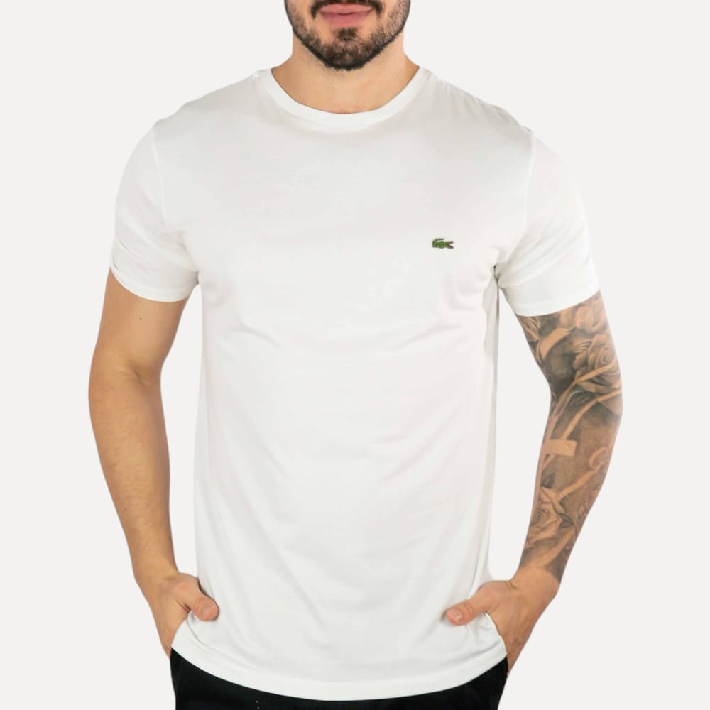 Sueter Blanco Lacoste - Golden Wear Colombia