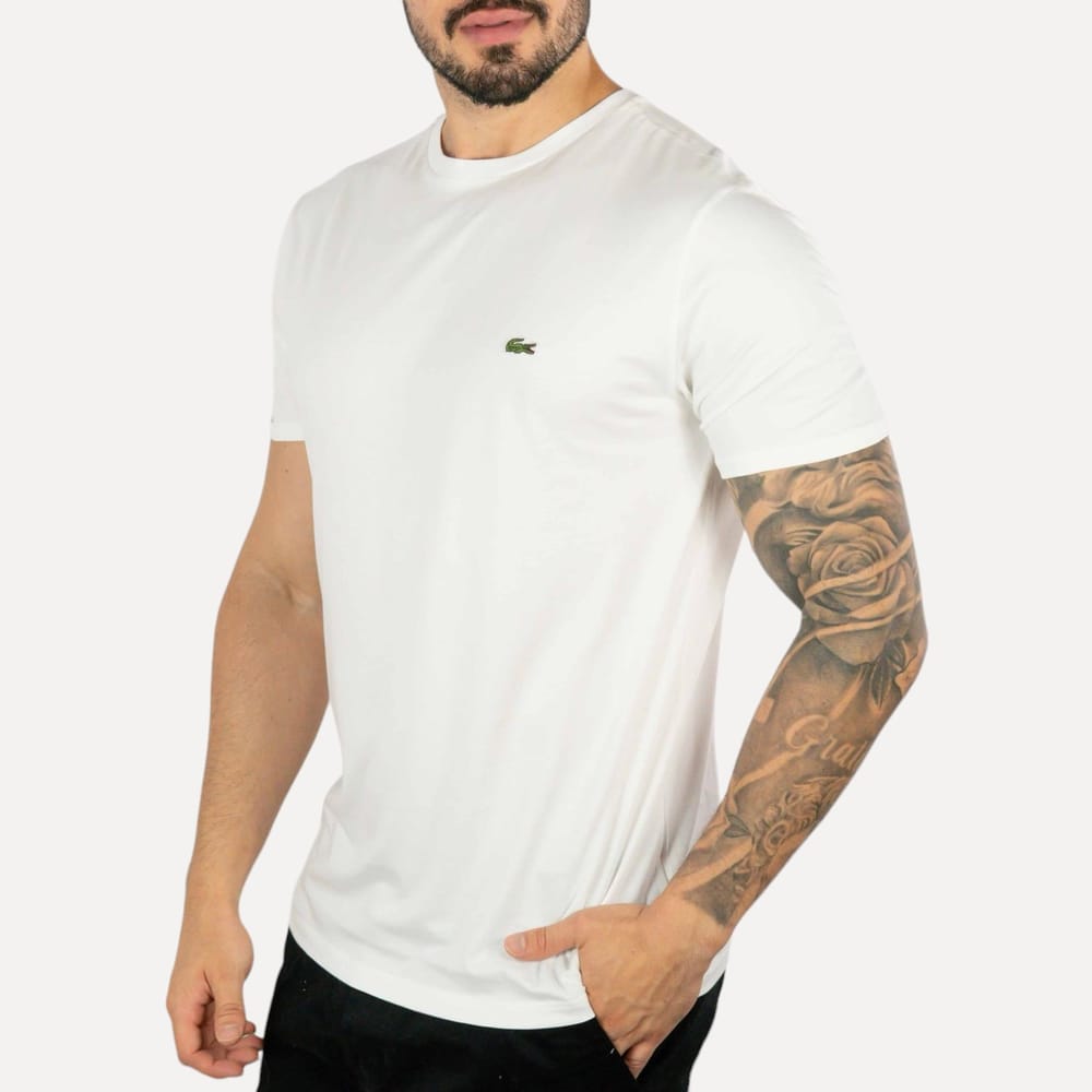 Sueter Blanco Lacoste - Golden Wear Colombia