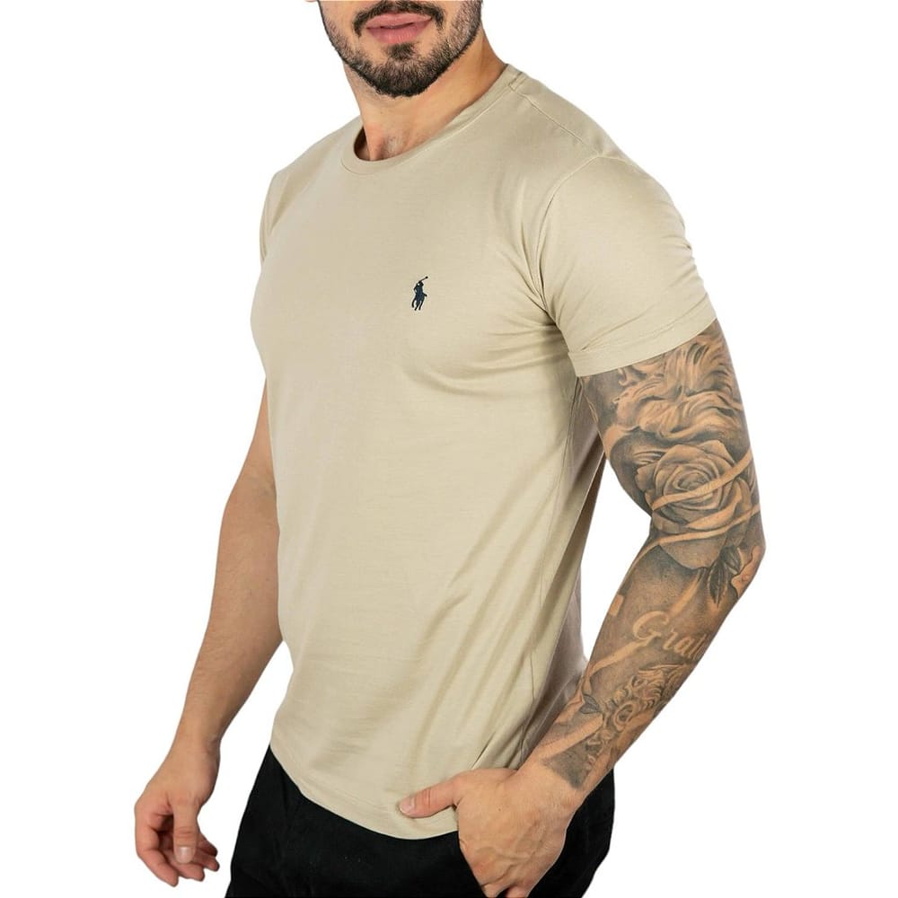 Sueter Hombre Beige Cuello Redondo - Golden Wear Colombia