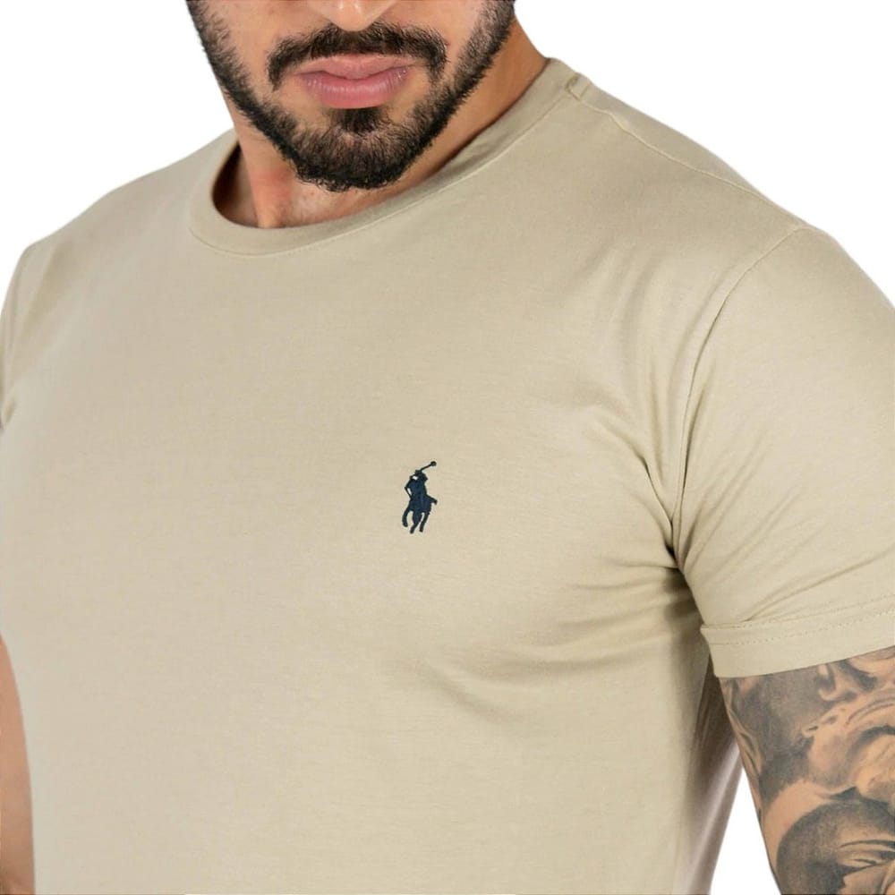 Sueter Hombre Beige Cuello Redondo - Golden Wear Colombia