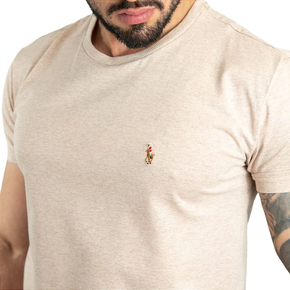 Sueter Hombre Beige Cuello Redondo Rain - Golden Wear Colombia