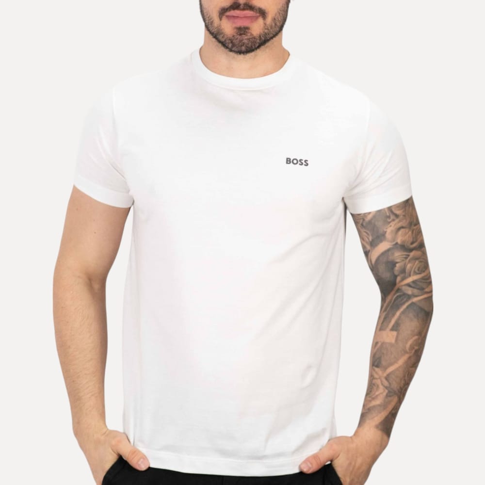 Sueter Hombre Blanco Boss - Golden Wear Colombia