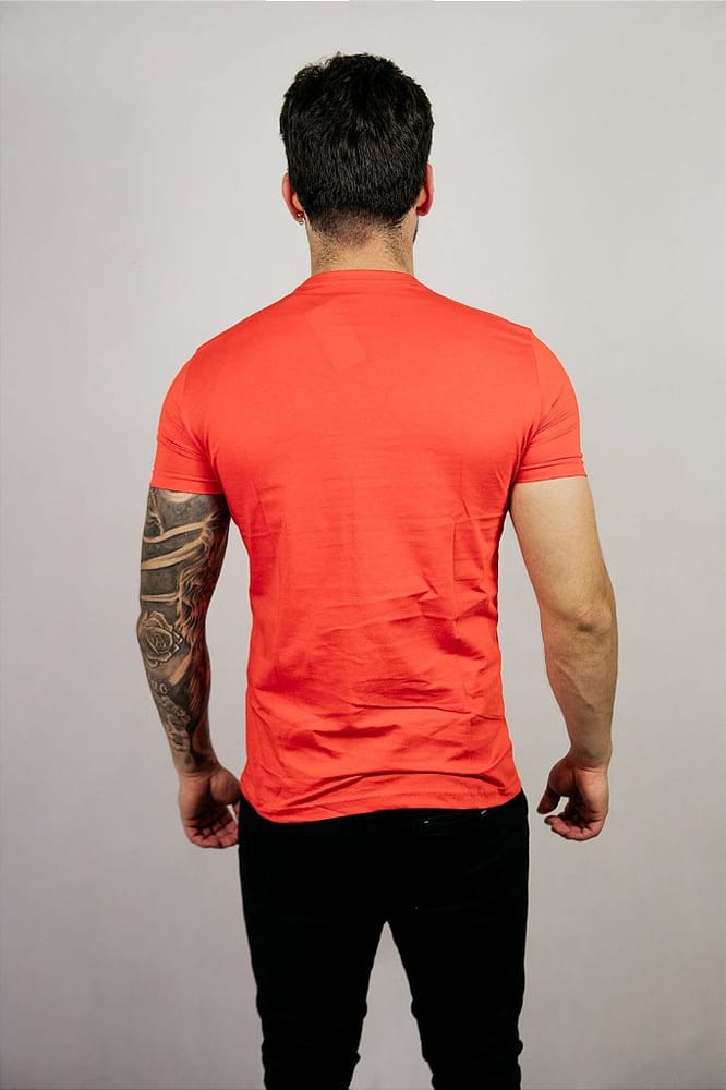 Sueter Hombre Naranja Cuello Redondo - Golden Wear Colombia