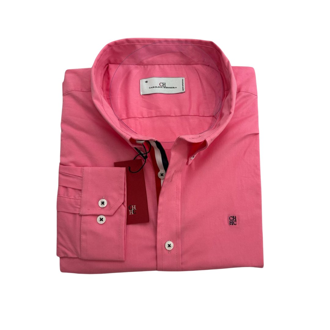 Camisetas Hombre, Camiseta Cuello Caja Rosa