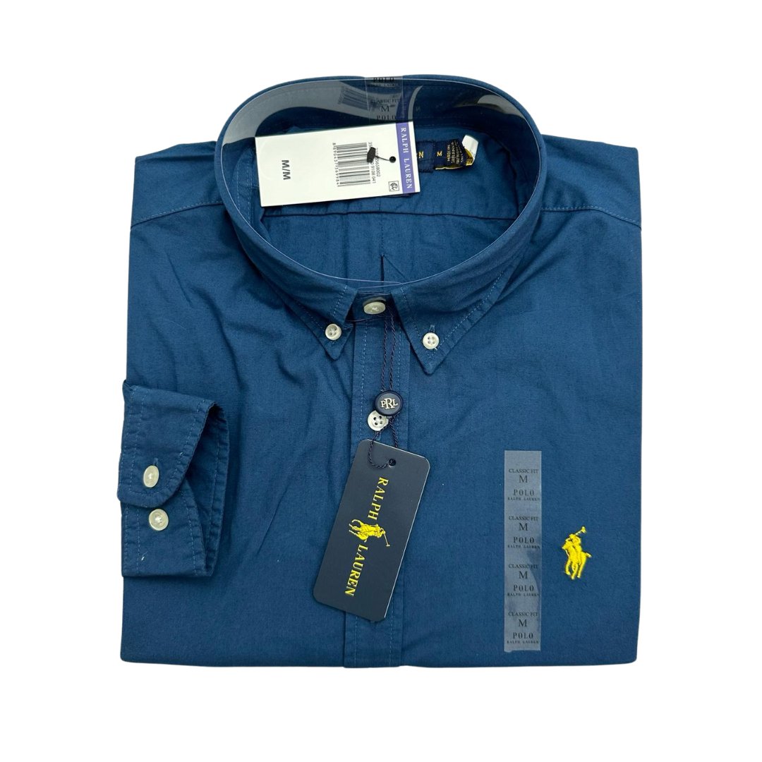 Camisa Hombre Azul Petroleo - Golden Wear Colombia