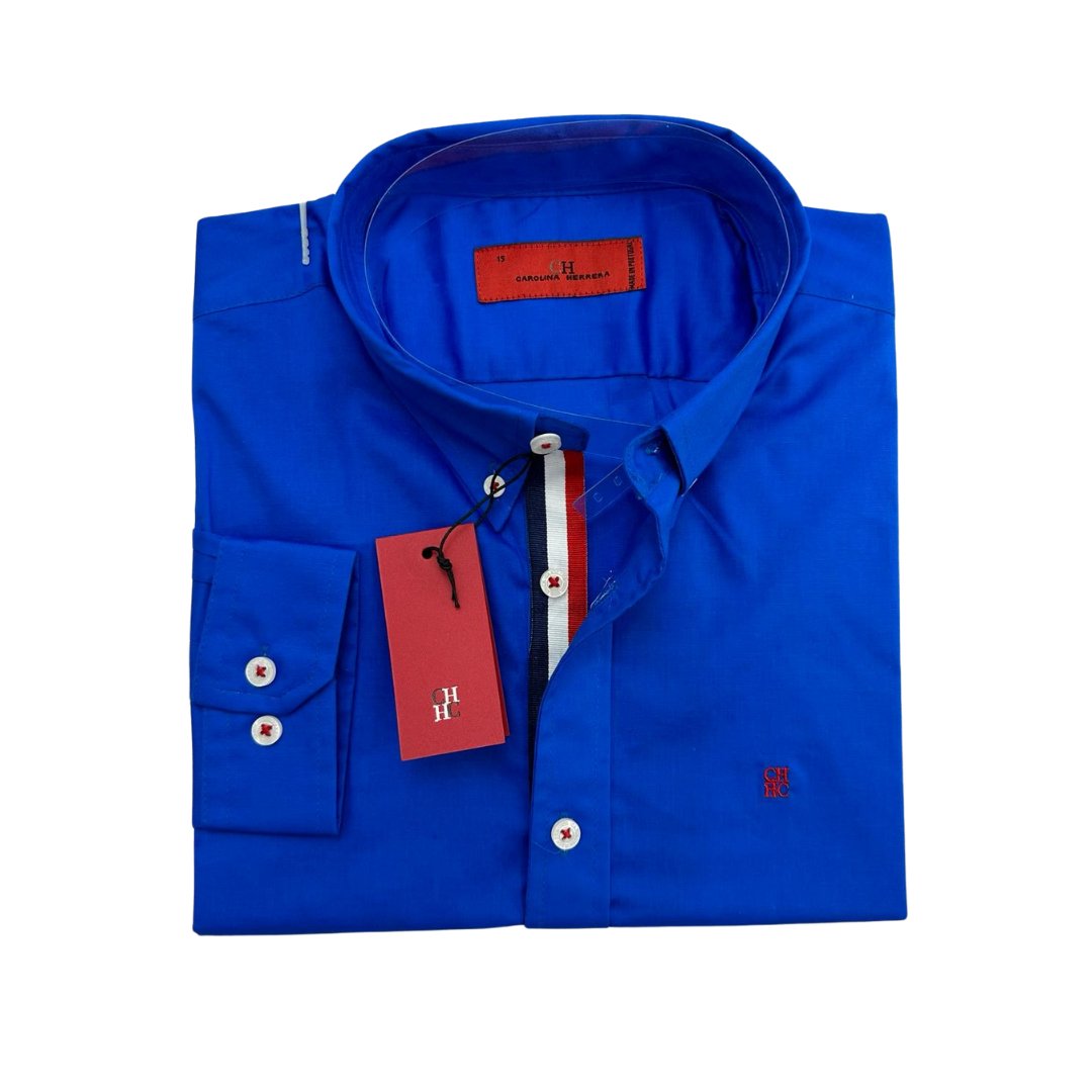 Camisa Hombre CH Azul Rey - Golden Wear Colombia