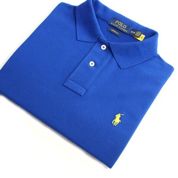 Camiseta Polo Pique Hombre Azul Rey - Golden Wear Colombia