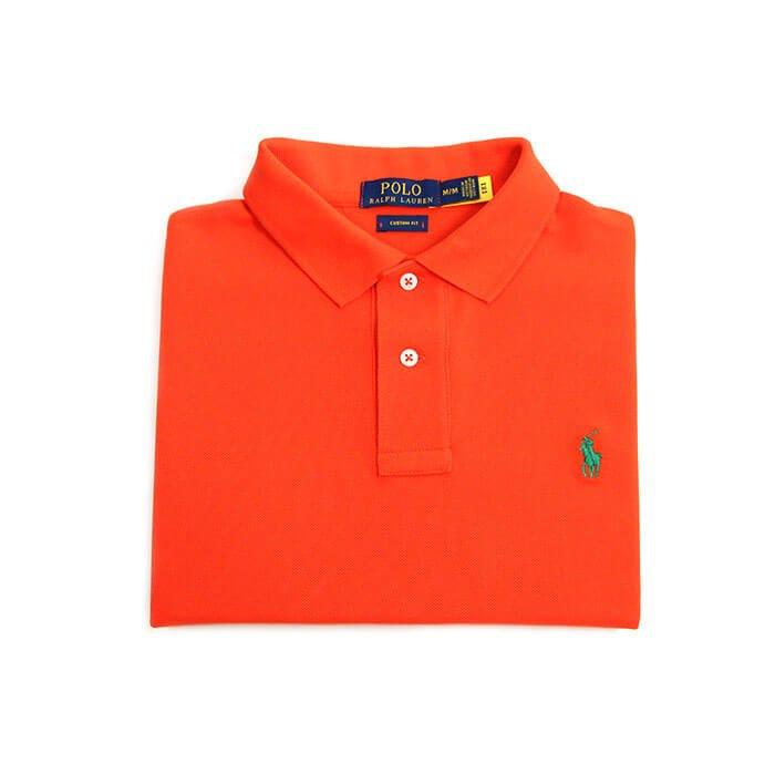 Camiseta Polo Pique Hombre Naranja - Golden Wear Colombia