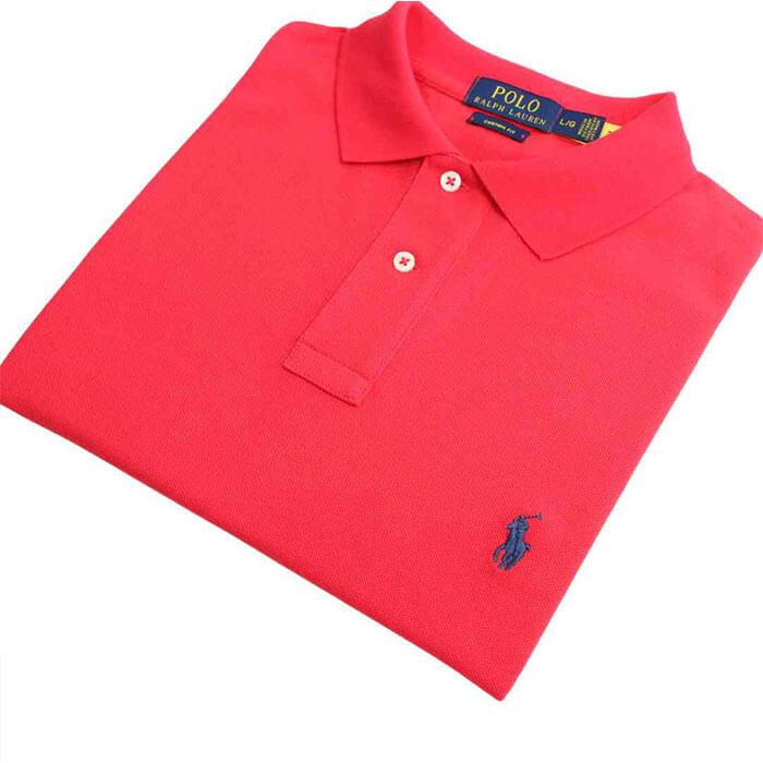 Camiseta Polo Pique Hombre Roja - Golden Wear Colombia